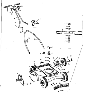 Part Location Diagram of 52572 Craftsman Manual