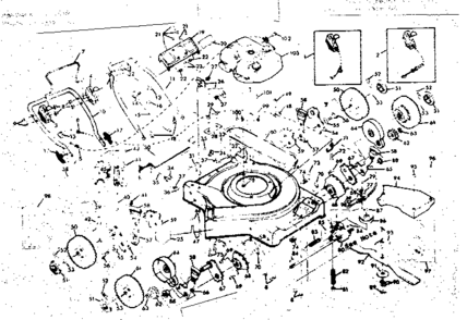 Mower Deck Diagram and Parts List for 131978300  Craftsman Lawn Mower