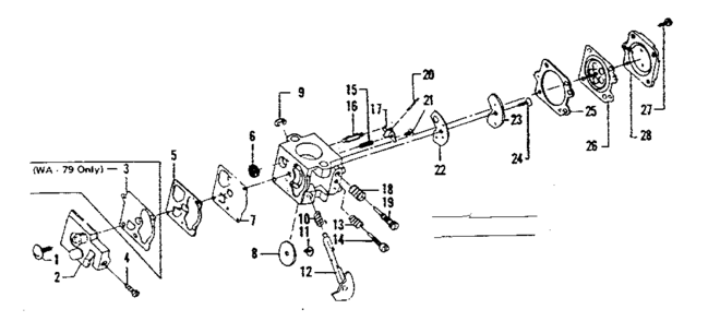 Part Location Diagram of 35014 Tecumseh Housing, Blower