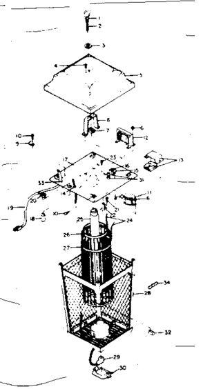 Part Location Diagram of 1438 Craftsman Insect killer black light bulb