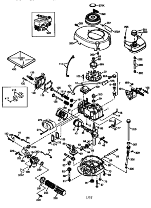Engine (71/143) 143.974504 Diagram and Parts List for 143974504  Craftsman Engine