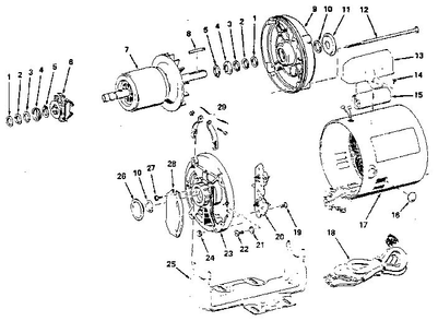 Unit Diagram and Parts List for 11312162  Craftsman Engine