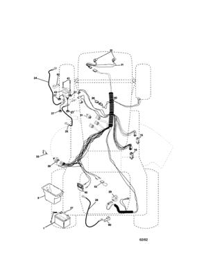 Electrical Diagram and Parts List for 917272480  Craftsman Lawn Tractor