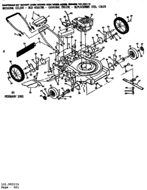 Part Location Diagram of 81991 Generac Wire Assem.-Red