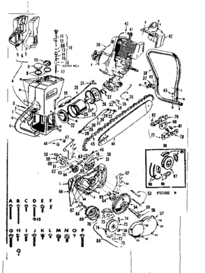 Part Location Diagram of 9876M2 Craftsman Gasket