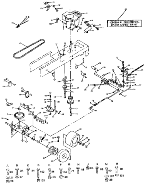 18 Hp 42" Tractor Diagram and Parts List for 917258491  Craftsman Lawn Tractor