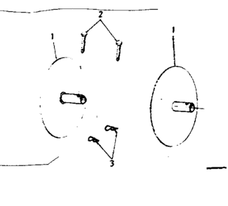Tine Cultivating Shields 32-29091 Diagram and Parts List for SWEEPCULTIVATOR-29088  Craftsman Tiller