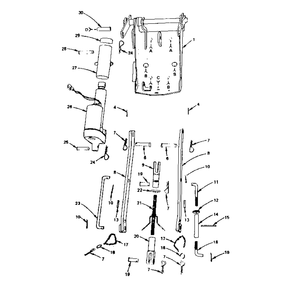 Electric 3-Point Hitch--Model Numbers Ta157ar And Ta157br 2 Diagram and Parts List for HITCHADAPTERKITTX220AR  Craftsman Hoist & Winch