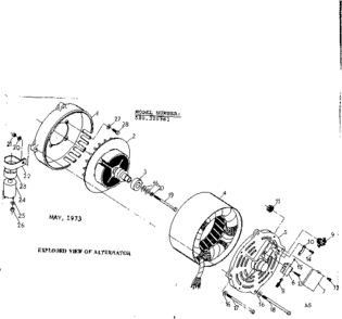 Part Location Diagram of 38262 Generac OBS BRUSH INS COVER