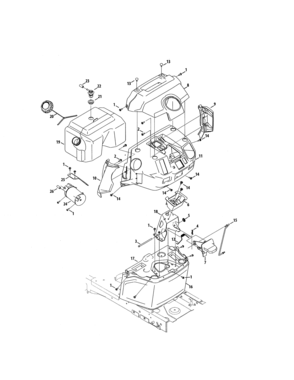 Part Location Diagram of 783-08538A-0637 MTD Steering Mount Bracket