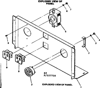 Panel Diagram and Parts List for 580327710  Craftsman Engine