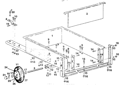 Part Location Diagram of S253725 Craftsman Manual