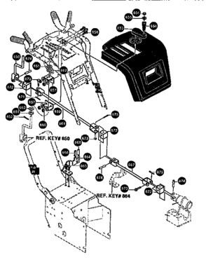 Chute Control Rod Assembly Diagram and Parts List for 536886390  Craftsman Snow Blower