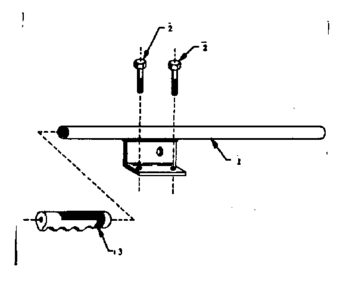 Handle Diagram and Parts List for 58031013  Craftsman Engine