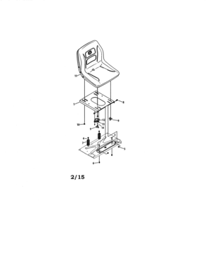 Seat Diagram and Parts List for 247204241  Craftsman Engine