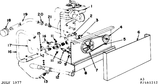 Engine Diagram and Parts List for 471461212  Craftsman Pressure Washer