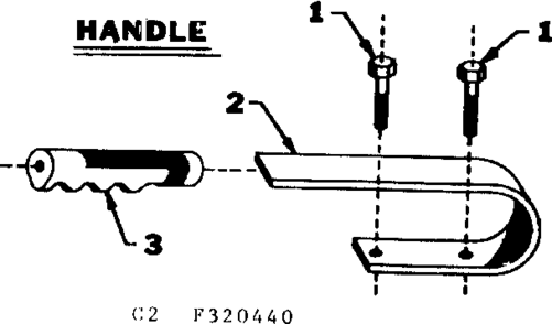Handle Diagram and Parts List for 580320440  Craftsman Engine