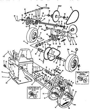 10 Hp Motor Mount Assembly Diagram and Parts List for 88418  Craftsman Snow Blower