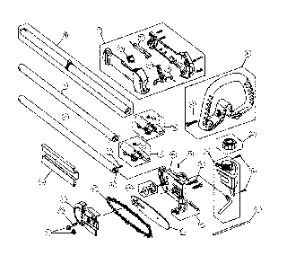 General assembly Diagram and Parts List for CMXGJAMD25PS  Craftsman Trimmer