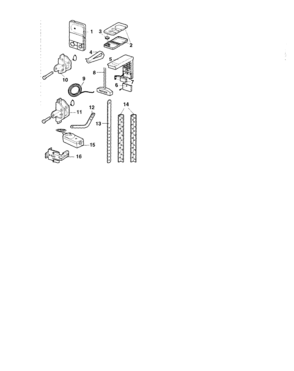 Installation Diagram and Parts List for 13953914  Craftsman Garage Door Opener
