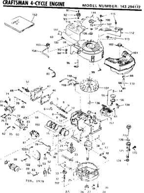 Part Location Diagram of 632086 Craftsman Lawn & garden equipment engine carburetor