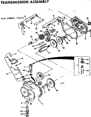 Part Location Diagram of 788003 Craftsman Gasket