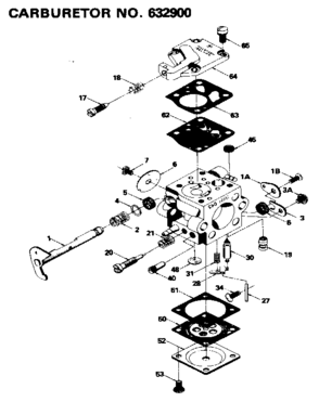 Part Location Diagram of 632914 Tecumseh Tension Spring