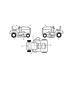 Decals Diagram and Parts List for 917286710  Craftsman Lawn Tractor