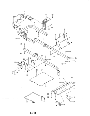 Frame Diagram and Parts List for 917277790  Craftsman Engine