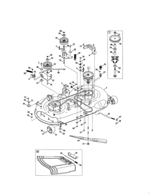 Part Location Diagram of 783-08651 MTD Bracket-deck sprin