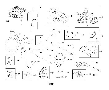 Main unit Diagram and Parts List for CMXGWAS021025  Craftsman Pressure Washer