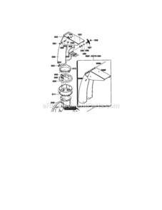 Page F Diagram and Parts List for C950-52021-0  Craftsman Snow Blower