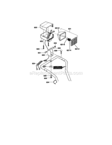 Page H Diagram and Parts List for C950-52021-0  Craftsman Snow Blower