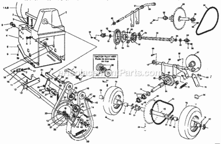 Part Location Diagram of 583470 Craftsman Disc