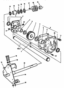 Page D Diagram and Parts List for C950-52330-3  Craftsman Snow Blower