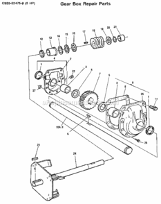 Part Location Diagram of 899 Craftsman Axle