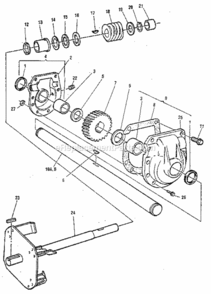 Page D Diagram and Parts List for C950-52475-9  Craftsman Snow Blower