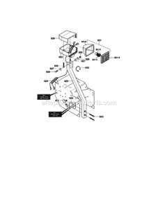 Page H Diagram and Parts List for C950-52930-0  Craftsman Snow Blower