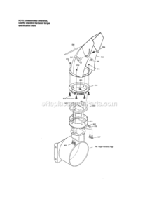 Page D Diagram and Parts List for C950-52943-0  Craftsman Snow Blower