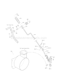 Chute Rod Diagram and Parts List for C950521193  Craftsman Snow Blower