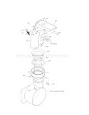 Discharge Chute Diagram and Parts List for C950521193  Craftsman Snow Blower