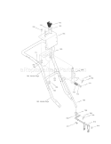 Control Panel Diagram and Parts List for C950521193  Craftsman Snow Blower