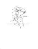 Headlight Diagram and Parts List for C950524302A  Craftsman Snow Blower