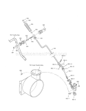 Chute Rod Diagram and Parts List for C950524312A  Craftsman Snow Blower