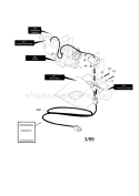 Electric Start Diagram and Parts List for C950527350  Craftsman Snow Blower