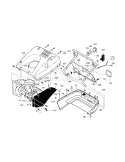 Top Cover Assembly Diagram and Parts List for C950529351  Craftsman Snow Blower