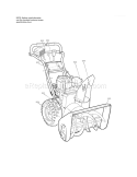 Decals Diagram and Parts List for C950529430  Craftsman Snow Blower
