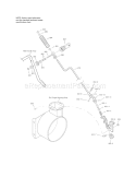 Chute Rod Diagram and Parts List for C950529480  Craftsman Snow Blower
