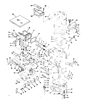Basic Engine Diagram and Parts List for 14314351  Craftsman Engine