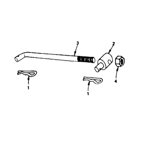 Lift Assembly Diagram and Parts List for HITCHADAPTERKITTX220AR  Craftsman Hoist & Winch